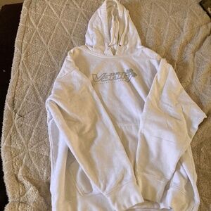 White Anime Sweater Grey Writing